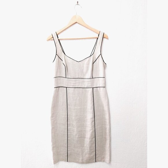 Forth & Towne Allegory Cream Linen Dress 18 - Picture 2 of 2